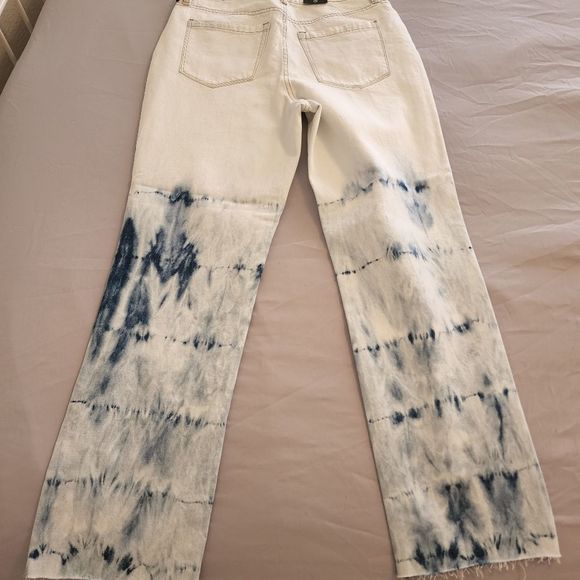 Revolve x Blank NYC Madison crop tie dye‎ high rise boho jeans size 27, 29 New - Picture 10 of 13